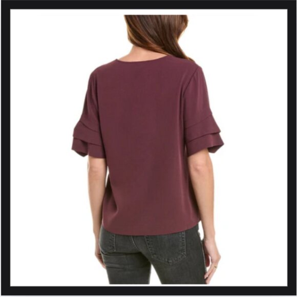 FRAME  Tiered Ruffle Blouse - Picture 2 of 2